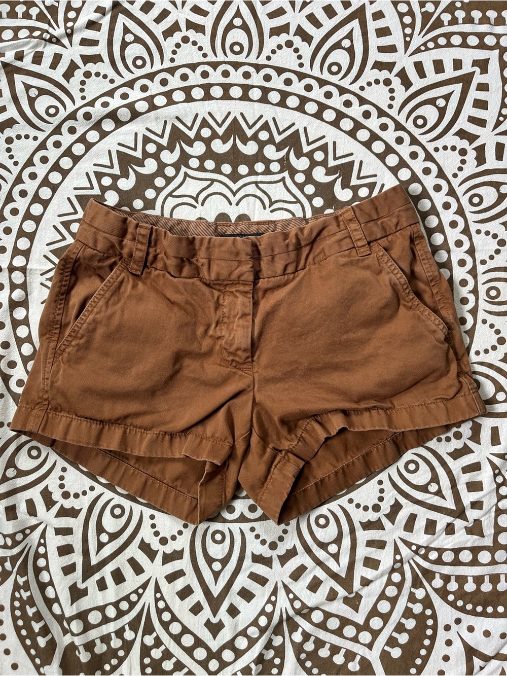 J. Crew Brown Twill Bermuda Shorts